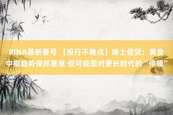 RINA最新番号 【投行不雅点】瑞士信贷：黄金中枢趋势保抓看涨 但可能面对更长时代的“停顿”