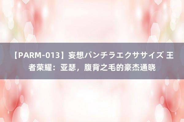 【PARM-013】妄想パンチラエクササイズ 王者荣耀：亚瑟，腹背之毛的豪杰通晓